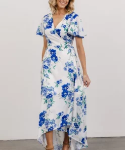 Soi Harper Wrap Maxi Dress | Blue Floral Dresses 9 Soi Harper Wrap Maxi Dress | Blue Floral Dresses
