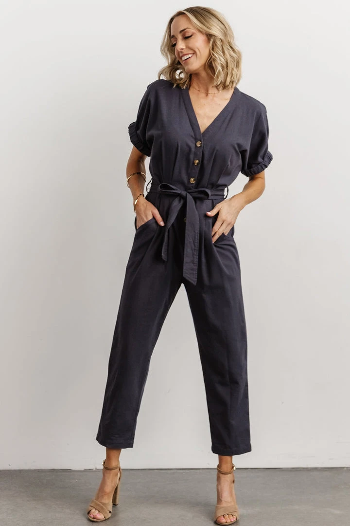 IL Boho Heidi Jumpsuit | Dark Slate 2 IL Boho Heidi Jumpsuit | Dark Slate