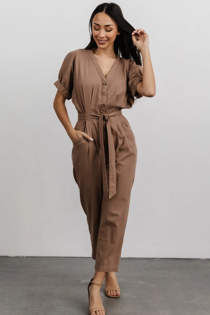 IL Boho Heidi Jumpsuit | Mocha 1 IL Boho Heidi Jumpsuit | Mocha
