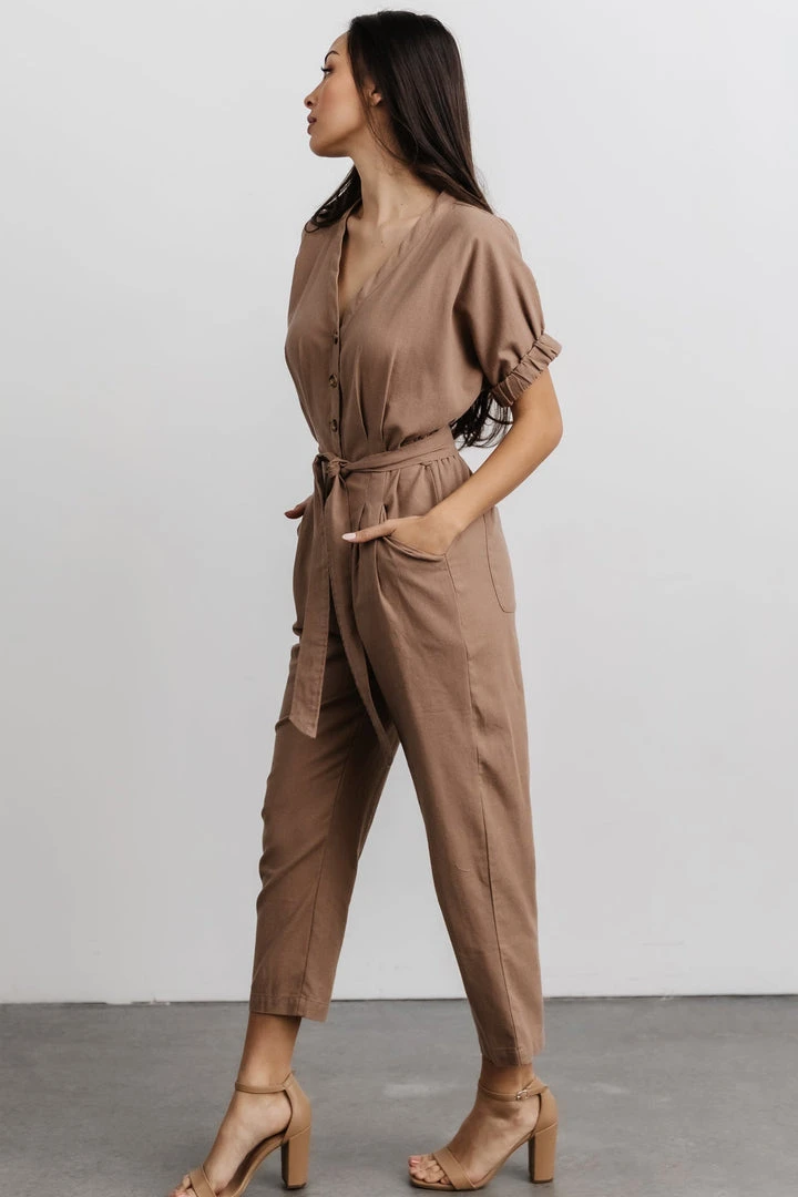 IL Boho Heidi Jumpsuit | Mocha 5 IL Boho Heidi Jumpsuit | Mocha
