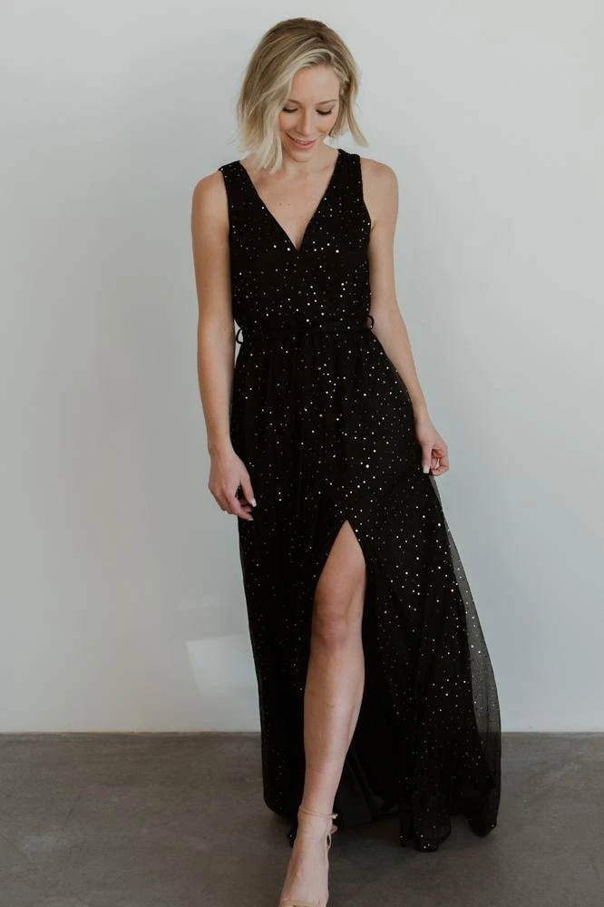 BB Custom Helen Tank Sparkle Gown | Black Dresses 2 BB Custom Helen Tank Sparkle Gown | Black Dresses