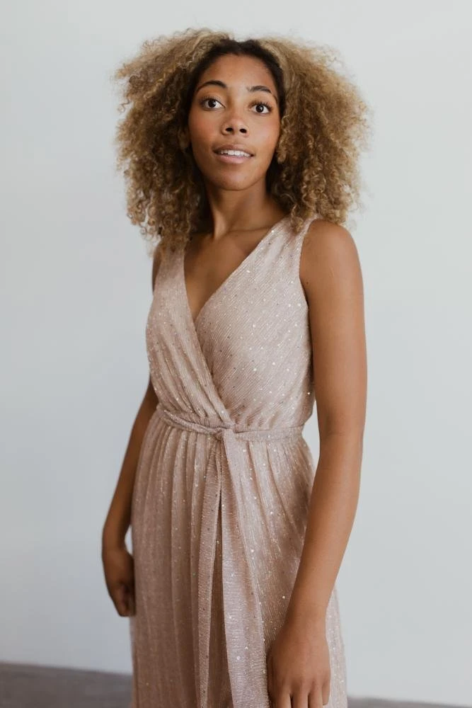 BB Custom Dresses Helen Tank Sparkle Gown | Champagne 12 BB Custom Dresses Helen Tank Sparkle Gown | Champagne