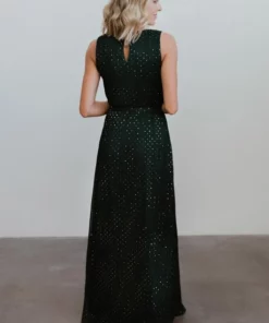 BB Custom Dresses Helen Tank Sparkle Gown | Emerald 16 BB Custom Dresses Helen Tank Sparkle Gown | Emerald