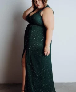 BB Custom Dresses Helen Tank Sparkle Gown | Emerald 12 BB Custom Dresses Helen Tank Sparkle Gown | Emerald