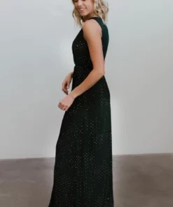 BB Custom Dresses Helen Tank Sparkle Gown | Emerald 15 BB Custom Dresses Helen Tank Sparkle Gown | Emerald