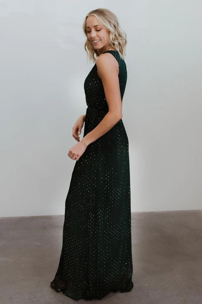 BB Custom Dresses Helen Tank Sparkle Gown | Emerald 7 BB Custom Dresses Helen Tank Sparkle Gown | Emerald