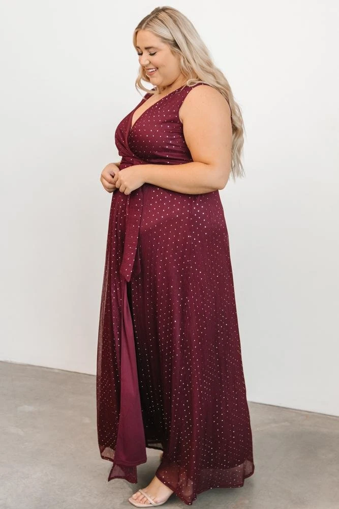 BB Custom Dresses Helen Tank Sparkle Gown | Mulberry 4 BB Custom Dresses Helen Tank Sparkle Gown | Mulberry