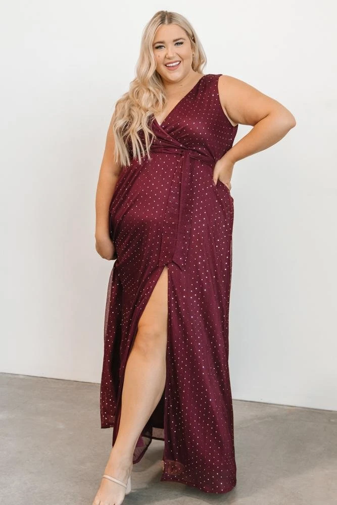 BB Custom Dresses Helen Tank Sparkle Gown | Mulberry 2 BB Custom Dresses Helen Tank Sparkle Gown | Mulberry