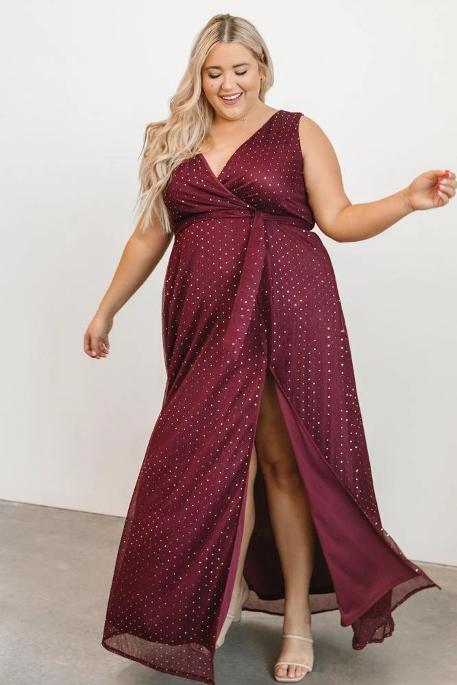 BB Custom Dresses Helen Tank Sparkle Gown | Mulberry 7 BB Custom Dresses Helen Tank Sparkle Gown | Mulberry