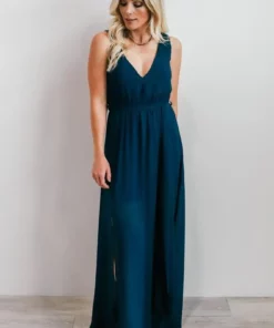 BB Custom Dresses Hera Maxi Dress | Peacock