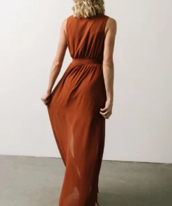 BB Custom Dresses Hera Maxi Dress | Rust