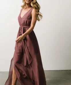 BB Custom Hera Maxi Dress | Vintage Plum
