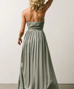 DD Imogene Lace Maxi Dress | Slate Grey Dresses