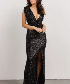 RR Isla Sequin Gown | Black Dresses 12 RR Isla Sequin Gown | Black Dresses