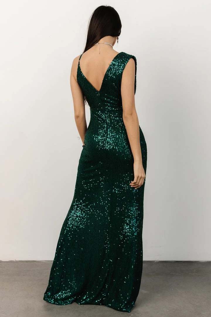 RR Dresses Isla Sequin Gown | Emerald 5 RR Dresses Isla Sequin Gown | Emerald