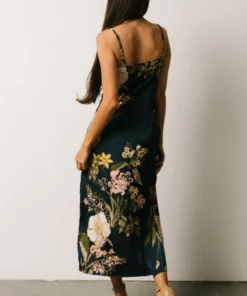 IBS Jackie Column Midi Dress | Navy Floral 12 IBS Jackie Column Midi Dress | Navy Floral