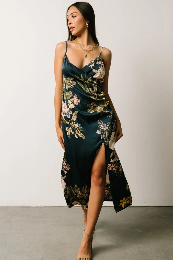 IBS Jackie Column Midi Dress | Navy Floral 8 IBS Jackie Column Midi Dress | Navy Floral