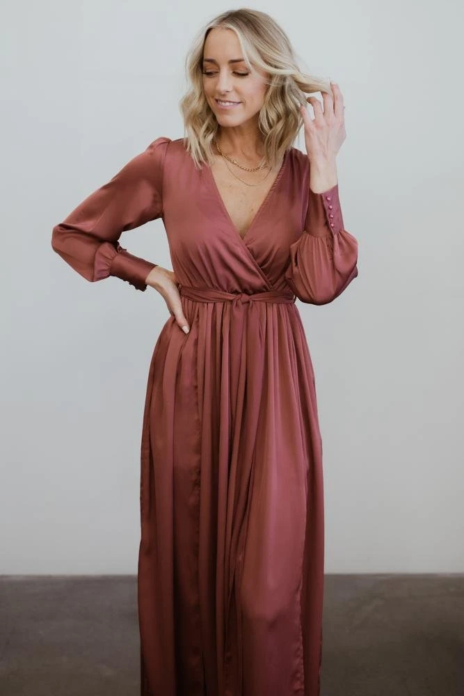 BB Custom Jenna Maxi Dress | Dark Mauve 7 BB Custom Jenna Maxi Dress | Dark Mauve