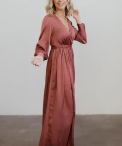BB Custom Jenna Maxi Dress | Dark Mauve 10 BB Custom Jenna Maxi Dress | Dark Mauve