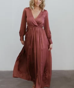 BB Custom Jenna Maxi Dress | Dark Mauve