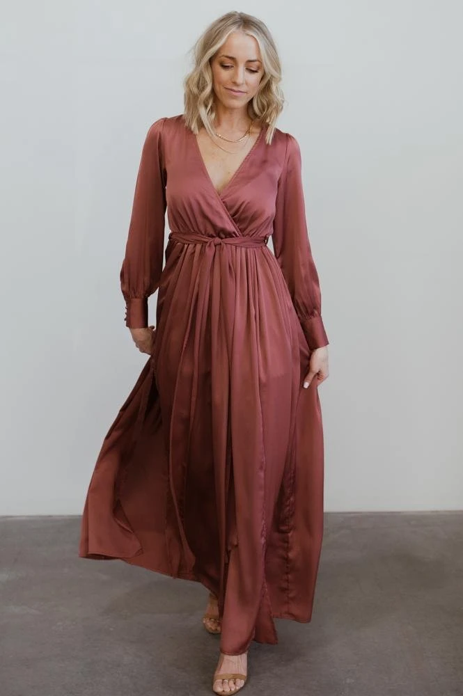 BB Custom Jenna Maxi Dress | Dark Mauve 1 BB Custom Jenna Maxi Dress | Dark Mauve