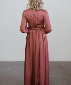 BB Custom Jenna Maxi Dress | Dark Mauve 12 BB Custom Jenna Maxi Dress | Dark Mauve