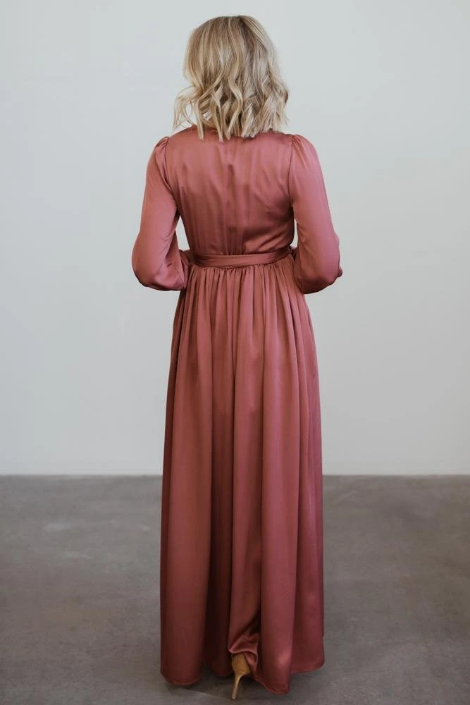 BB Custom Jenna Maxi Dress | Dark Mauve 6 BB Custom Jenna Maxi Dress | Dark Mauve