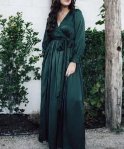 BB Custom Dresses Jenna Maxi Dress | Green