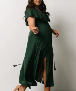 BB Custom Jennifer Deep V Maxi Dress | Dark Green 19 BB Custom Jennifer Deep V Maxi Dress | Dark Green
