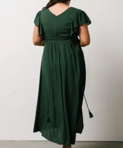 BB Custom Jennifer Deep V Maxi Dress | Dark Green 21 BB Custom Jennifer Deep V Maxi Dress | Dark Green