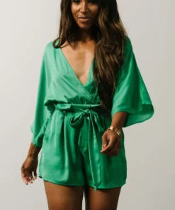 DD Joan Romper | Kelly Green Vacation