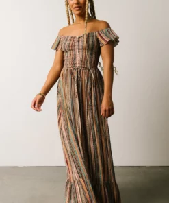 DD Journey Boho Stripe Maxi Dress | Mocha Print Dresses 9 DD Journey Boho Stripe Maxi Dress | Mocha Print Dresses