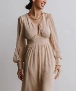 RR Juliette Shimmer Maxi Dress | Champagne 21 RR Juliette Shimmer Maxi Dress | Champagne