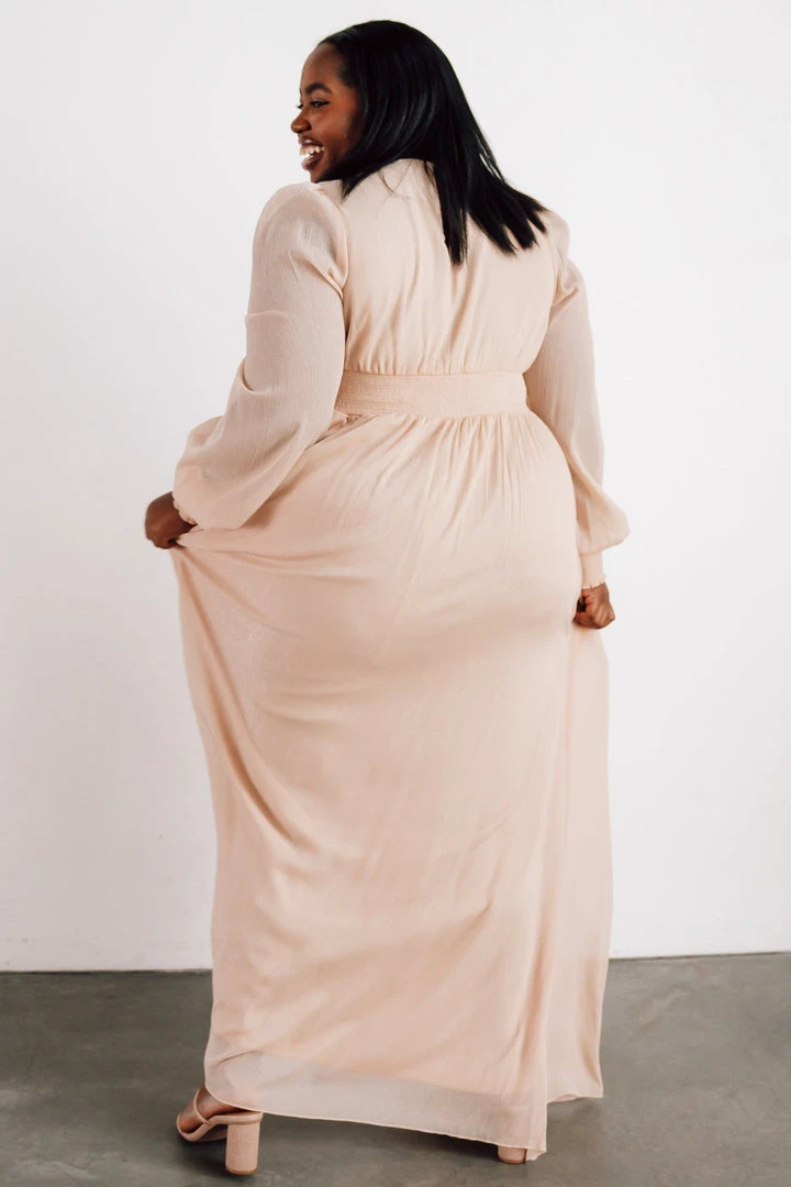 RR Juliette Shimmer Maxi Dress | Champagne 10 RR Juliette Shimmer Maxi Dress | Champagne