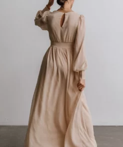 RR Juliette Shimmer Maxi Dress | Champagne 18 RR Juliette Shimmer Maxi Dress | Champagne