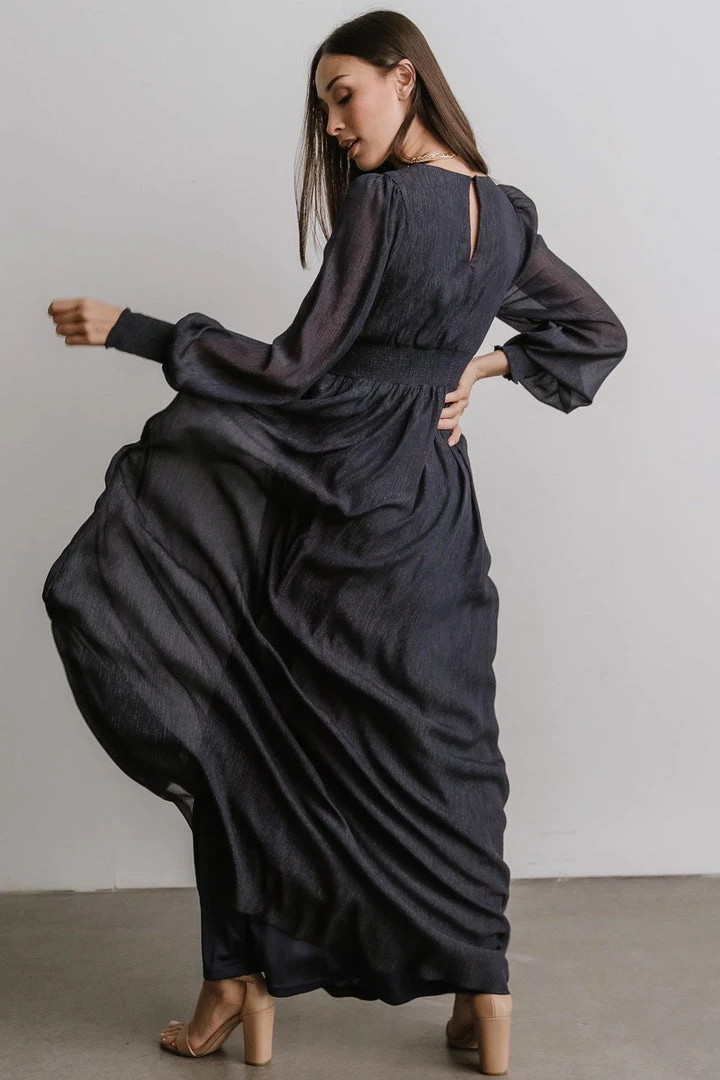 RR Dresses Juliette Shimmer Maxi Dress | Midnight 5 RR Dresses Juliette Shimmer Maxi Dress | Midnight