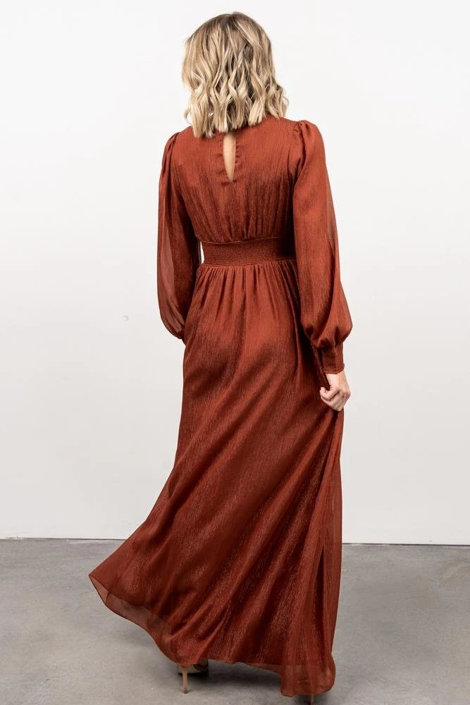 RR Juliette Shimmer Maxi Dress | Rust Dresses 7 RR Juliette Shimmer Maxi Dress | Rust Dresses