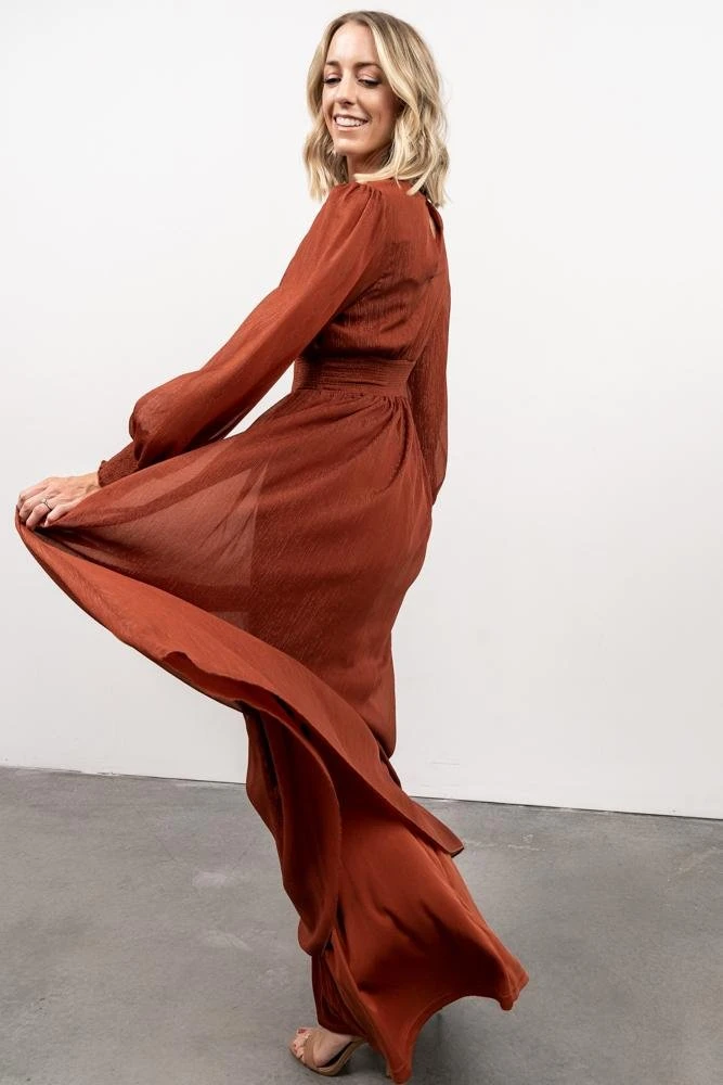 RR Juliette Shimmer Maxi Dress | Rust Dresses 6 RR Juliette Shimmer Maxi Dress | Rust Dresses