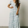 Maxi Dresses Karina Tiered Maxi Dress | Blue Paisley