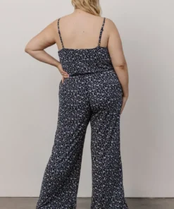 GIL Karissa Jumpsuit | Navy + Multi Floral