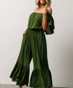 DD Karma Wide Leg Jumpsuit | Green