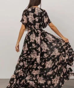 BB Custom Katherine Maxi Dress | Black + Blush Floral Dresses 7 BB Custom Katherine Maxi Dress | Black + Blush Floral Dresses