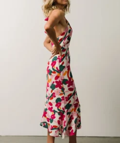 SL Kathy Midi Dress | Fuchsia Multi Floral 8 SL Kathy Midi Dress | Fuchsia Multi Floral