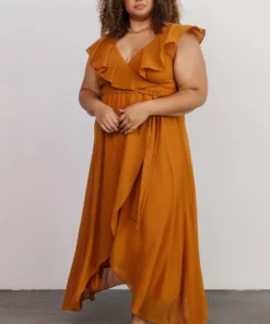 BB Custom Katya Ruffle Maxi Dress | Amber Dresses