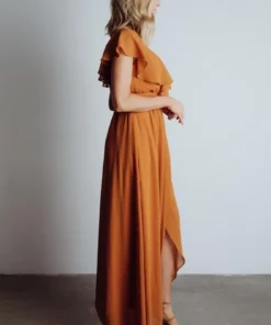 BB Custom Katya Ruffle Maxi Dress | Amber Dresses