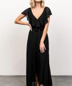 BB Custom Katya Ruffle Maxi Dress | Black 13 BB Custom Katya Ruffle Maxi Dress | Black