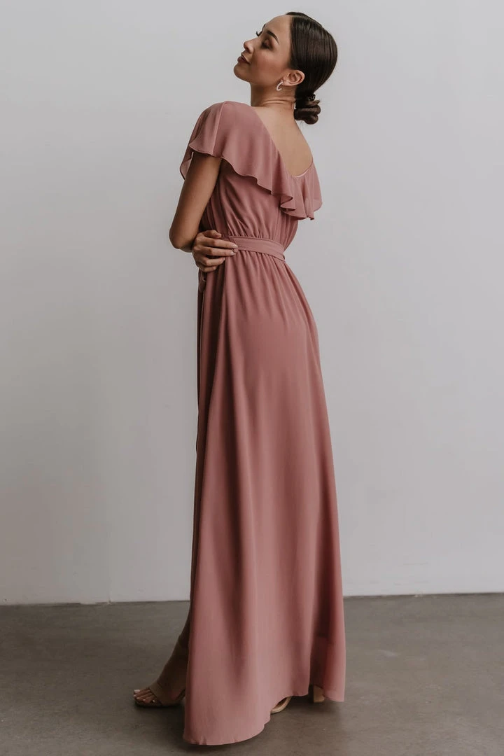 BB Custom Katya Ruffle Maxi Dress | Dusty Pink Dresses 5 BB Custom Katya Ruffle Maxi Dress | Dusty Pink Dresses