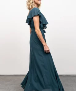 BB Custom Dresses Katya Ruffle Maxi Dress | Dusty Topaz 13 BB Custom Dresses Katya Ruffle Maxi Dress | Dusty Topaz