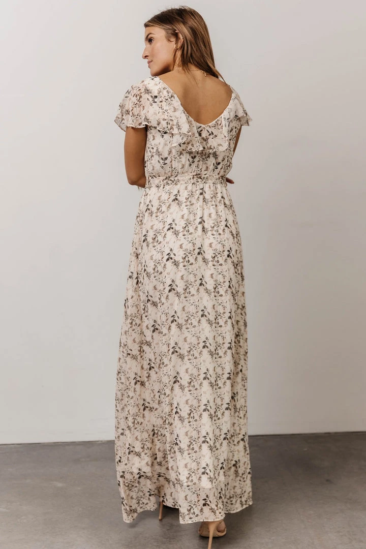 BB Custom Katya Ruffle Maxi Dress | Garden Print 2 BB Custom Katya Ruffle Maxi Dress | Garden Print