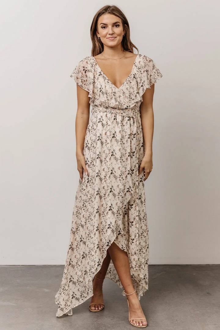 BB Custom Katya Ruffle Maxi Dress | Garden Print 4 BB Custom Katya Ruffle Maxi Dress | Garden Print